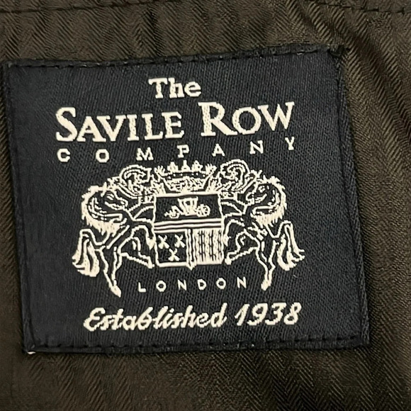 The Savile Row Mayfair-S Suit Pants in Blue - NWOT - Size 42 Waist - Picture 4 of 5